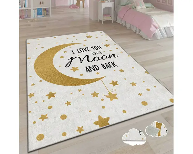 Covor, ALHO ÇHL-9A , 100x140 cm, Poliester, Multicolor