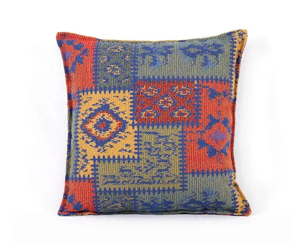 Perna, Rug, 50x50 cm, 50% bumbac, 50% in, Multicolor