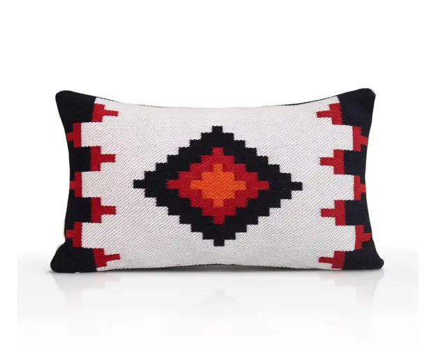 Perna, Rustic v2, 58x33 cm, 50% bumbac / 50% poliester, Multicolor
