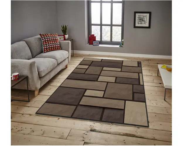 Covor, ASR CRPT-102 , 100x140 cm, Poliester, Multicolor