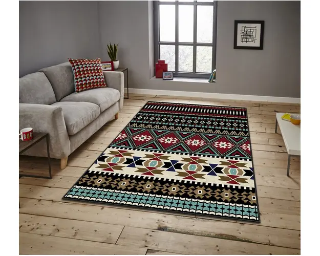 Covor, ASR CRPT-114 , 100x140 cm, Poliester, Multicolor