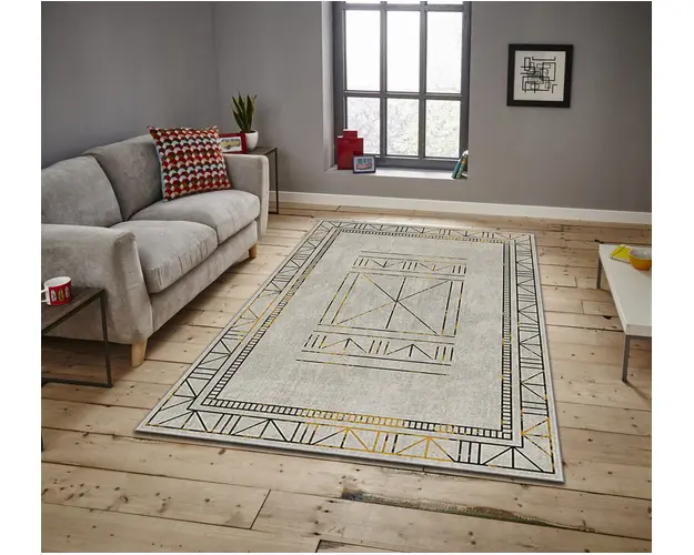 Covor, ASR CRPT-122 , 100x140 cm, Poliester, Multicolor