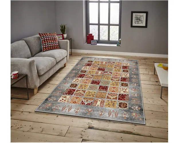 Covor, ASR CRPT-134 , 100x140 cm, Poliester, Multicolor