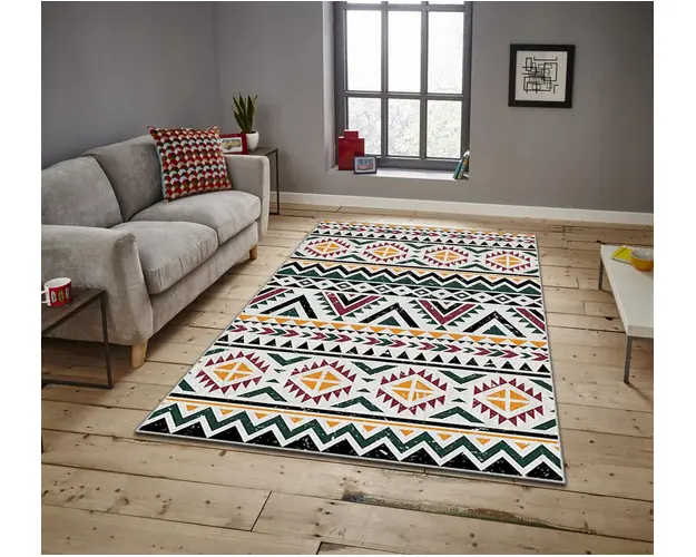 Covor, ASR CRPT-138 , 100x140 cm, Poliester, Multicolor