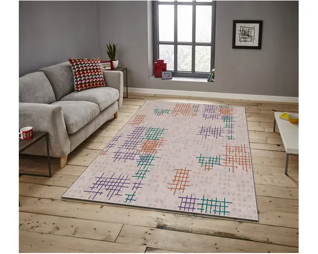 Covor, ASR CRPT-144 , 100x180 cm, Poliester, Multicolor