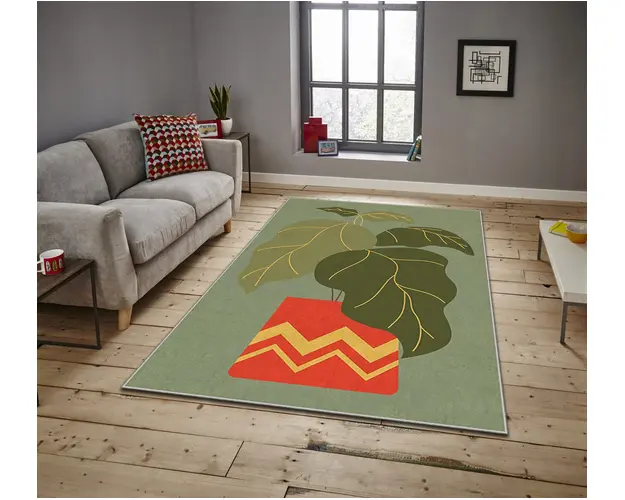 Covor, ASR CRPT-43 , 100x140 cm, Poliester, Multicolor