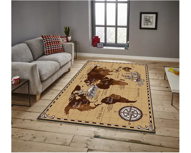 Covor, ASR CRPT-46 , 100x140 cm, Poliester, Multicolor