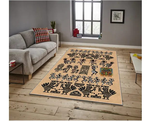 Covor, ASR CRPT-7 , 100x140 cm, Poliester, Multicolor