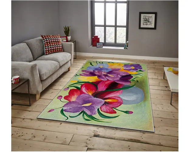 Covor, ASR CRPT-9 , 100x140 cm, Poliester, Multicolor