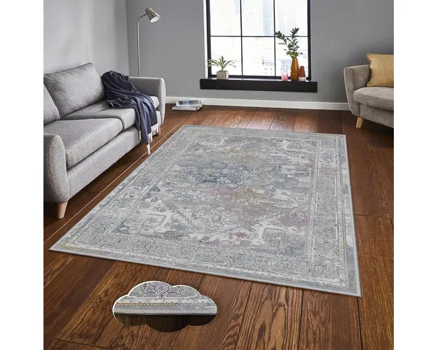 Covor de hol, EEXFAB1191, 80x200 cm, Poliester, Multicolor