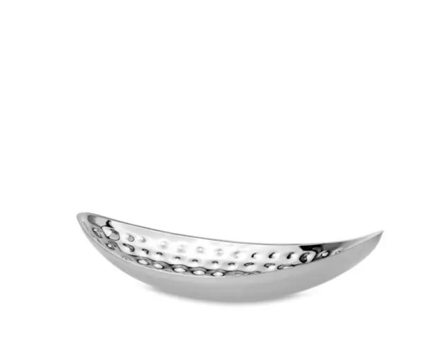 Bol pentru fructe Boat, Hermann Bauer, 54x29, inox, argintiu