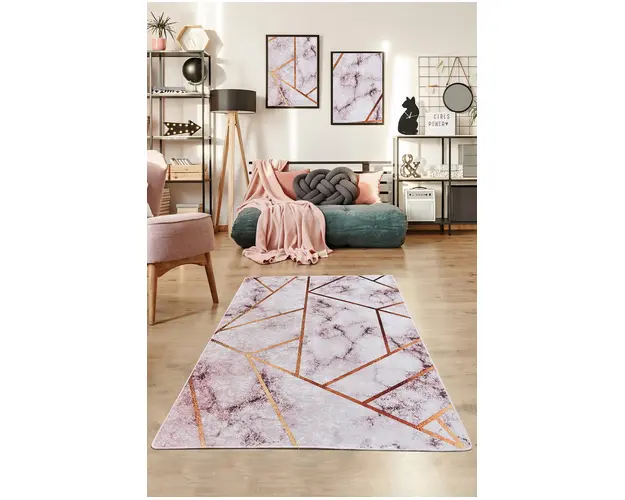 Covor de hol, Brett Djt , 100x300 cm, 50% catifea/50% poliester, Multicolor