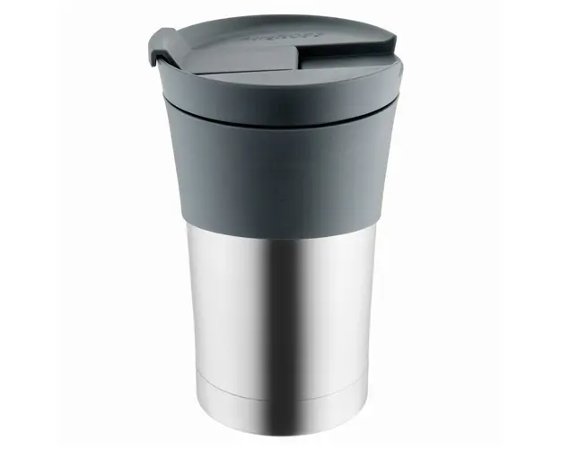 Cana calatorie / termos BergHOFF, Essentials, Ø9 x 15 cm, 330 ml, inox