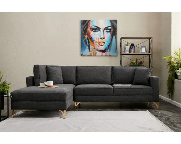 Coltar, Balcab Home, 825BLC2805, Lemn de fag, Antracit / Aur