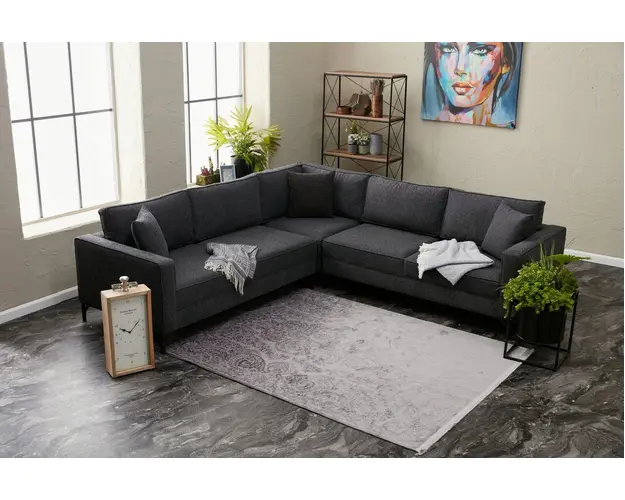 Coltar, Balcab Home, 825BLC2809, Lemn de fag, Antracit / Negru