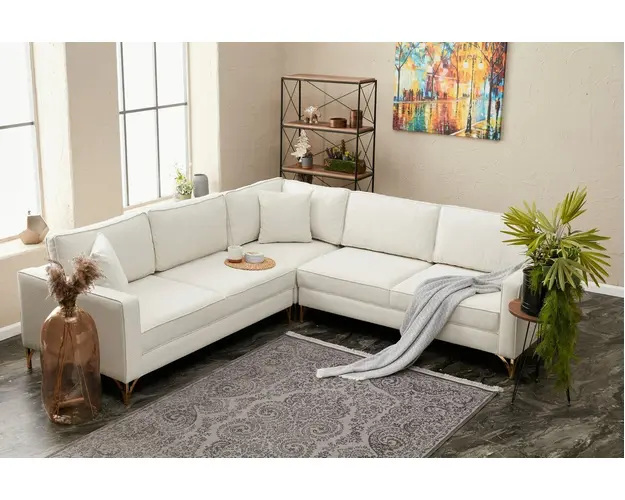 Coltar, Balcab Home, 825BLC2810, Lemn de fag, Crem / Aur