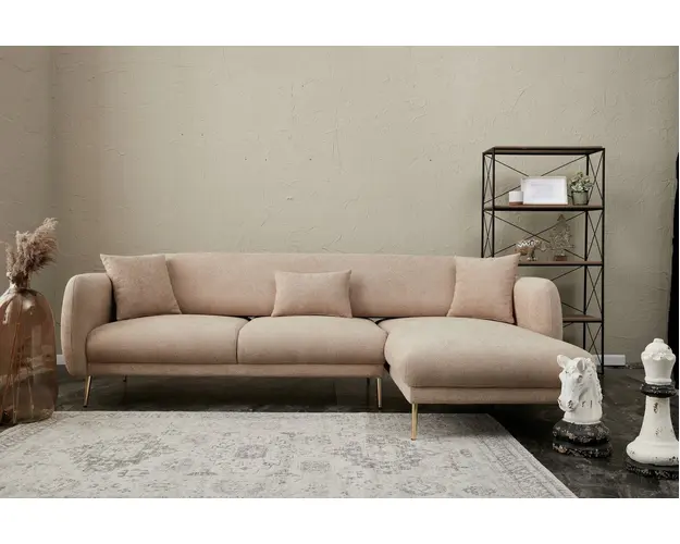 Coltar, Balcab Home, 825BLC2830, Lemn de fag, Bej / Auriu