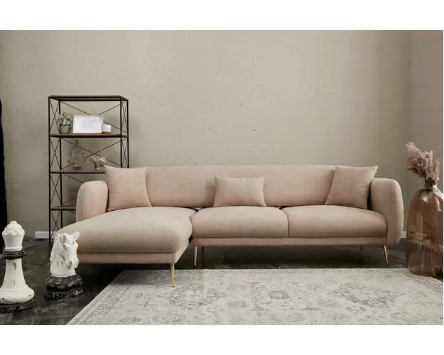 Coltar, Balcab Home, 825BLC2831, Lemn de fag, Bej / Auriu