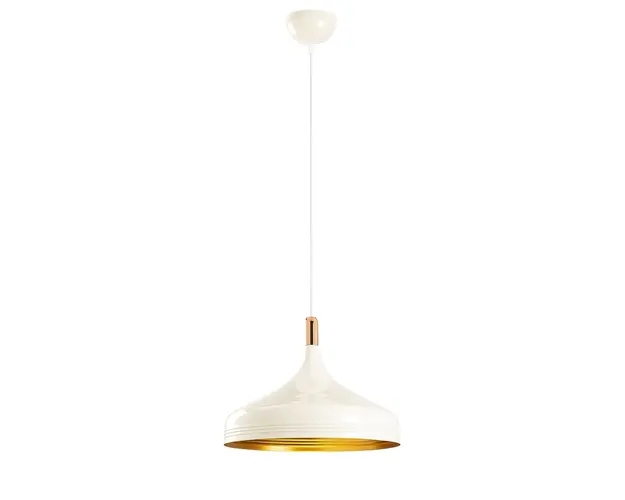 Lustra Opviq, Saglam - 3723, 28x36x124 cm, E27, 100 W, alb/auriu