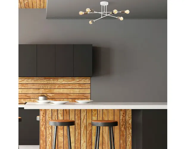 Lustra, Tatum, 584TTM2106, Metal, Alb