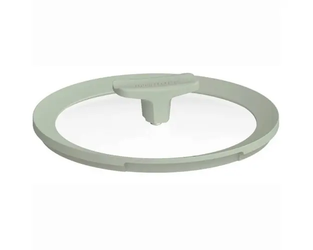 Capac din sticla BergHOFF, Leo Balance Sage, Ø20 cm, margine din silicon, verde