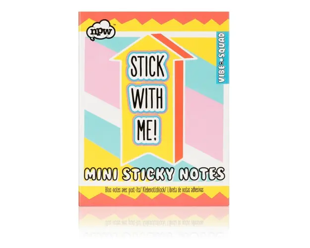 Carnetel cu sticky notes npw Vibe Squad