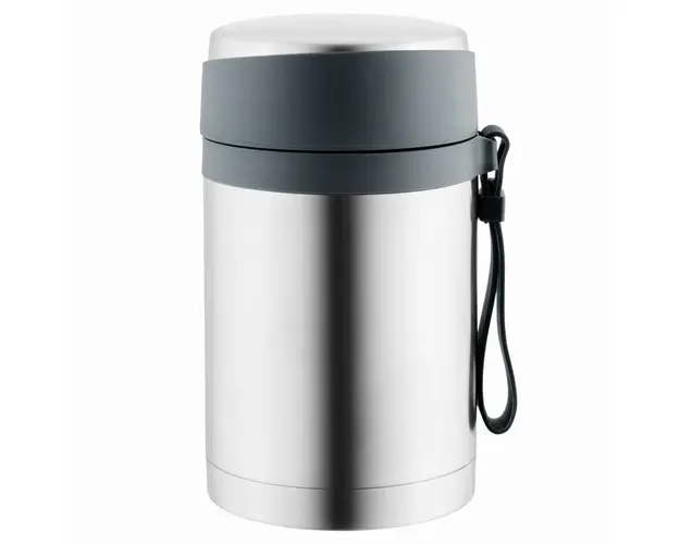 Caserola cu capac / recipient alimente BergHOFF, Essentials, 10 x 11 x 18 cm, 850 ml, inox