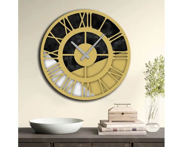 Ceas de perete, 5050MS-015, MDF, ø50 cm, Multicolor