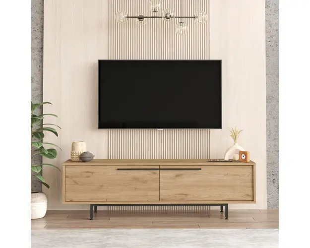 Comoda TV Bedora, 160x35.5x45.1 cm, PAL, maro