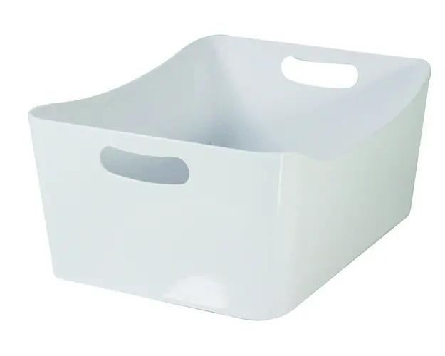 Cos de depozitare Jocca, 24x33.5x14 cm, plastic, alb
