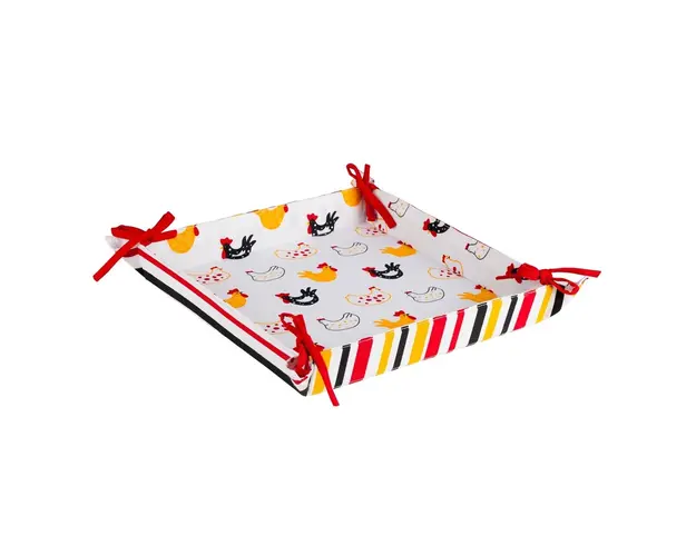 Cos de paine Cocos, Heinner, 35 x 35 x 5 cm, 100% bumbac, multicolor