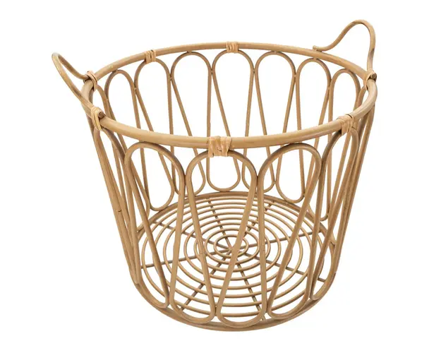 Cos depozitare Panama, Mauro Ferretti, Ø 49.6 x 42 cm, fier/plastic, maro