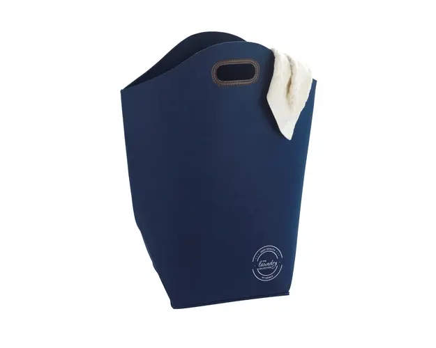 Cos pentru rufe, Wenko, Felt, 42 L, poliester, albastru