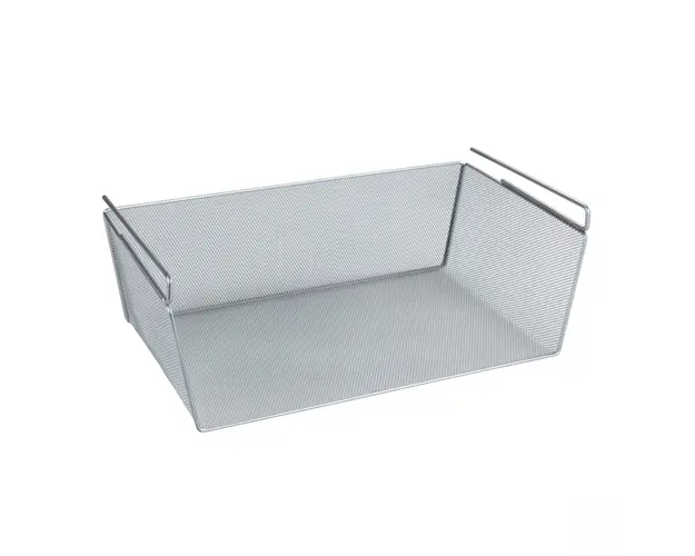 Cos suspendat multiuse Wenko, 49 x 18 x 28 cm, metal, argintiu