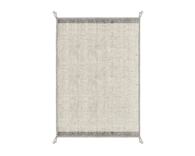 Covor Chathu, Bizzotto, 140 x 200 cm, lana, verso din bumbac, bej