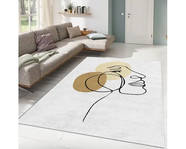 Covor, ALHO CARPET-14A , 120x180 cm, Poliester, Multicolor