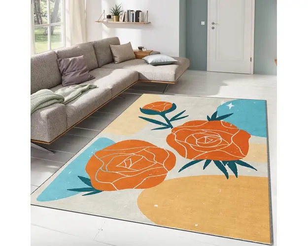 Covor, ALHO CARPET-46A , 120x180 cm, Poliester, Multicolor