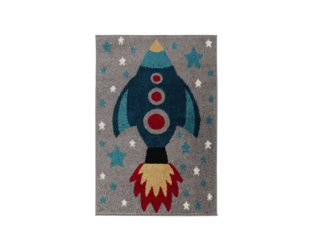 Covor Play Days Rocket Multi 80x120 cm, 100% polipropilena, multicolor
