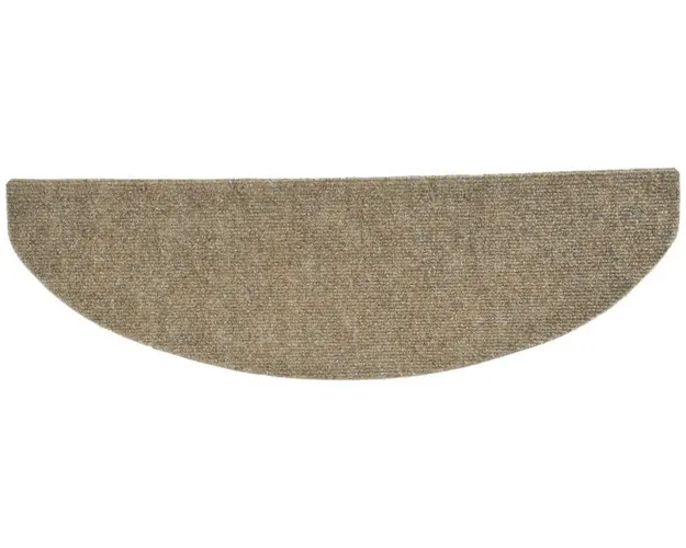 Covor scari Semirotund C-290105, Decorino, 21x65 cm, polipropilena, bej
