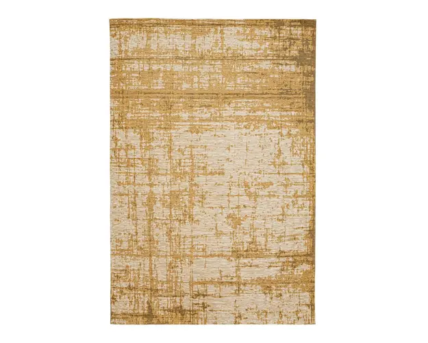 Covor Yuno, Bizzotto, 155 x 230 cm, tesatura Chenille/policoton, verso din latex, galben mustar