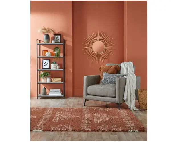 Covor Zane Terracotta, Flair Rugs, 160 x 230 cm, polipropilena, maro