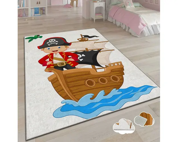 Covor, csbrghl-162, 100x180 cm, Poliester, Multicolor