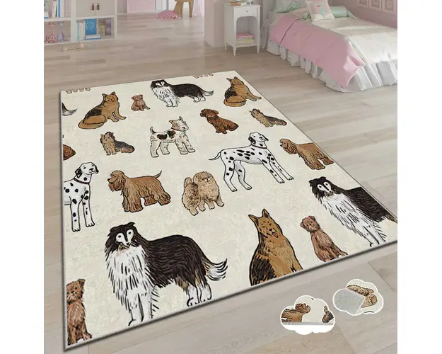 Covor, csbrghl-168, 100x180 cm, Poliester, Multicolor