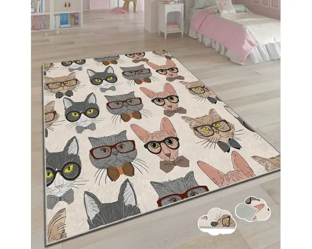 Covor, csbrghl-410, 100x140 cm, Poliester, Multicolor