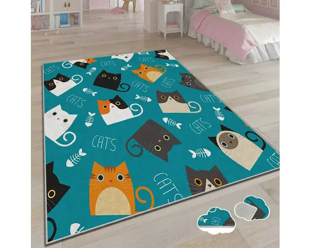 Covor, csbrghl-589, 120x180 cm, Poliester, Multicolor