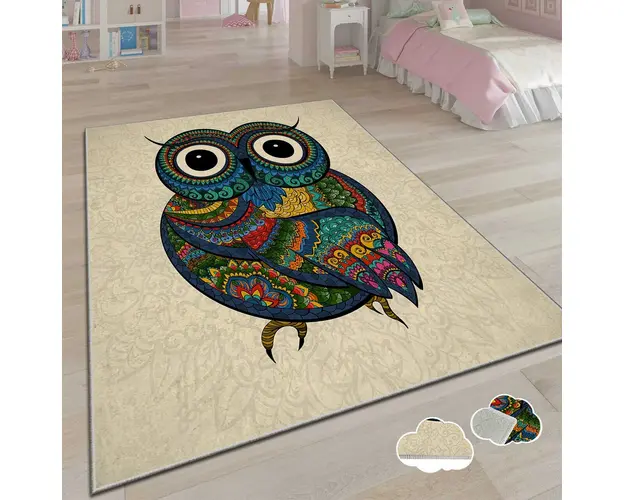 Covor, csbrghl-789, 100x180 cm, Poliester, Multicolor