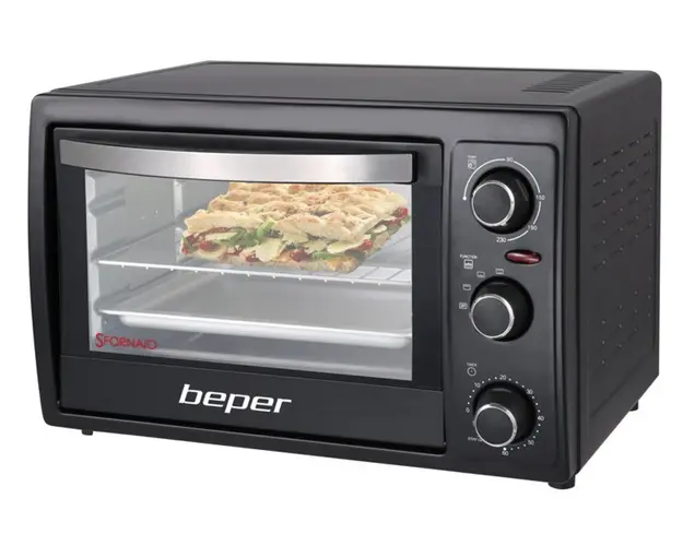 Cuptor electric Beper, 47x36x32 cm, 20 L, negru