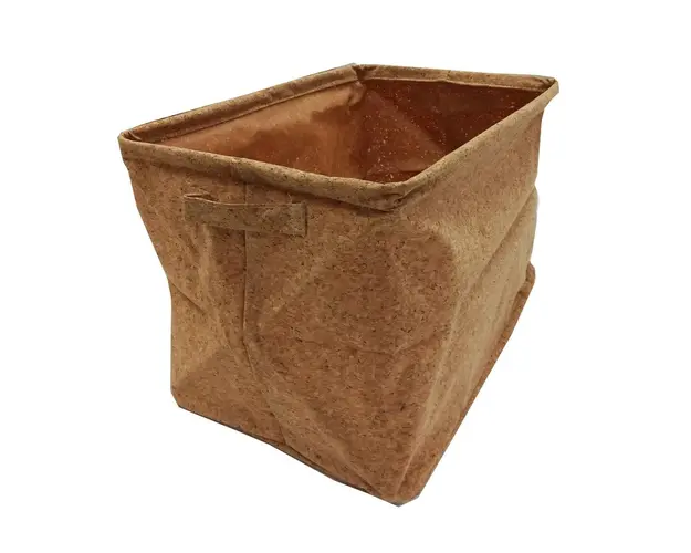 Cutie de depozitare Cork, Compactor, 39x26x27 cm, pluta/polietilena, maro