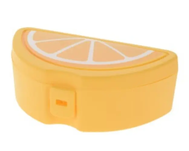 Cutie pentru pranz Lemon, 21x7.5x12 cm, polipropilena, galben