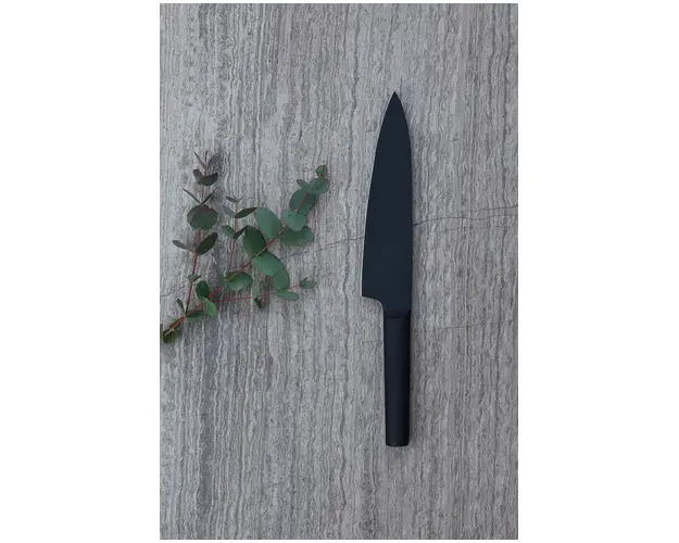 Cutit Chef / cutitul bucatarului BergHOFF, Essentials Kuro, 19 cm, inox, negru